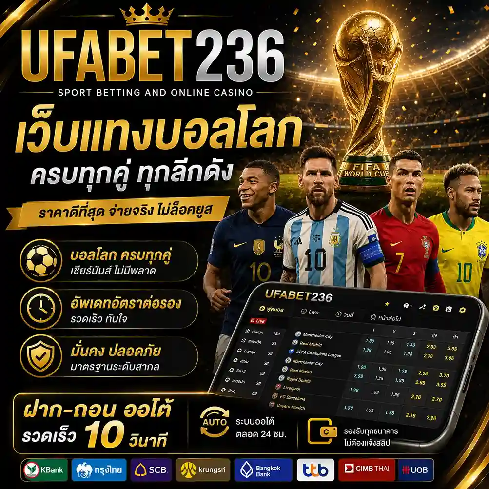 เว็บแทงบอลโลก ฝากถอนออโต้