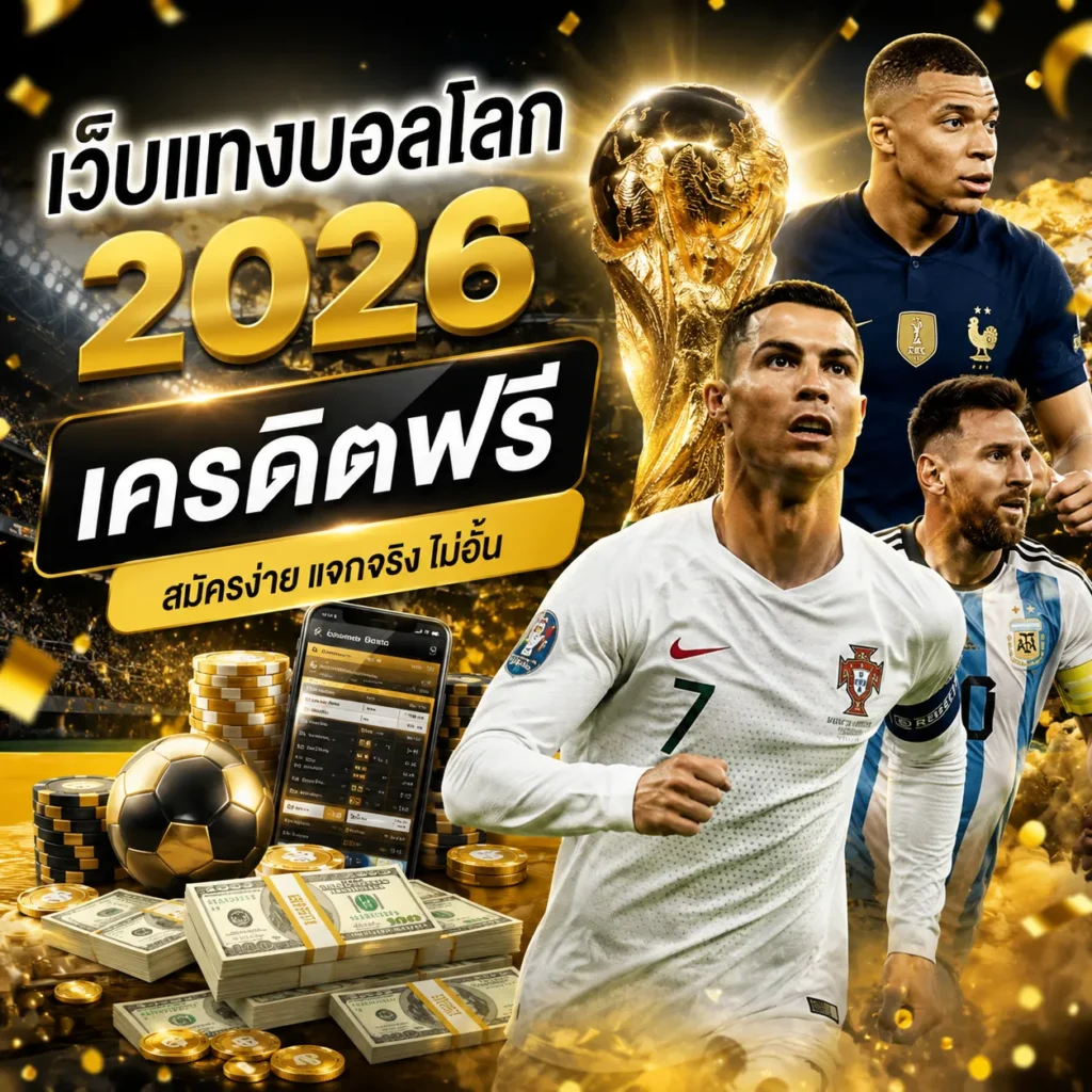 เว็บแทงบอลโลก 2026 เครดิตฟรี