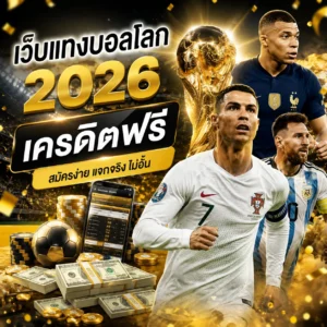 เว็บแทงบอลโลก 2026 เครดิตฟรี